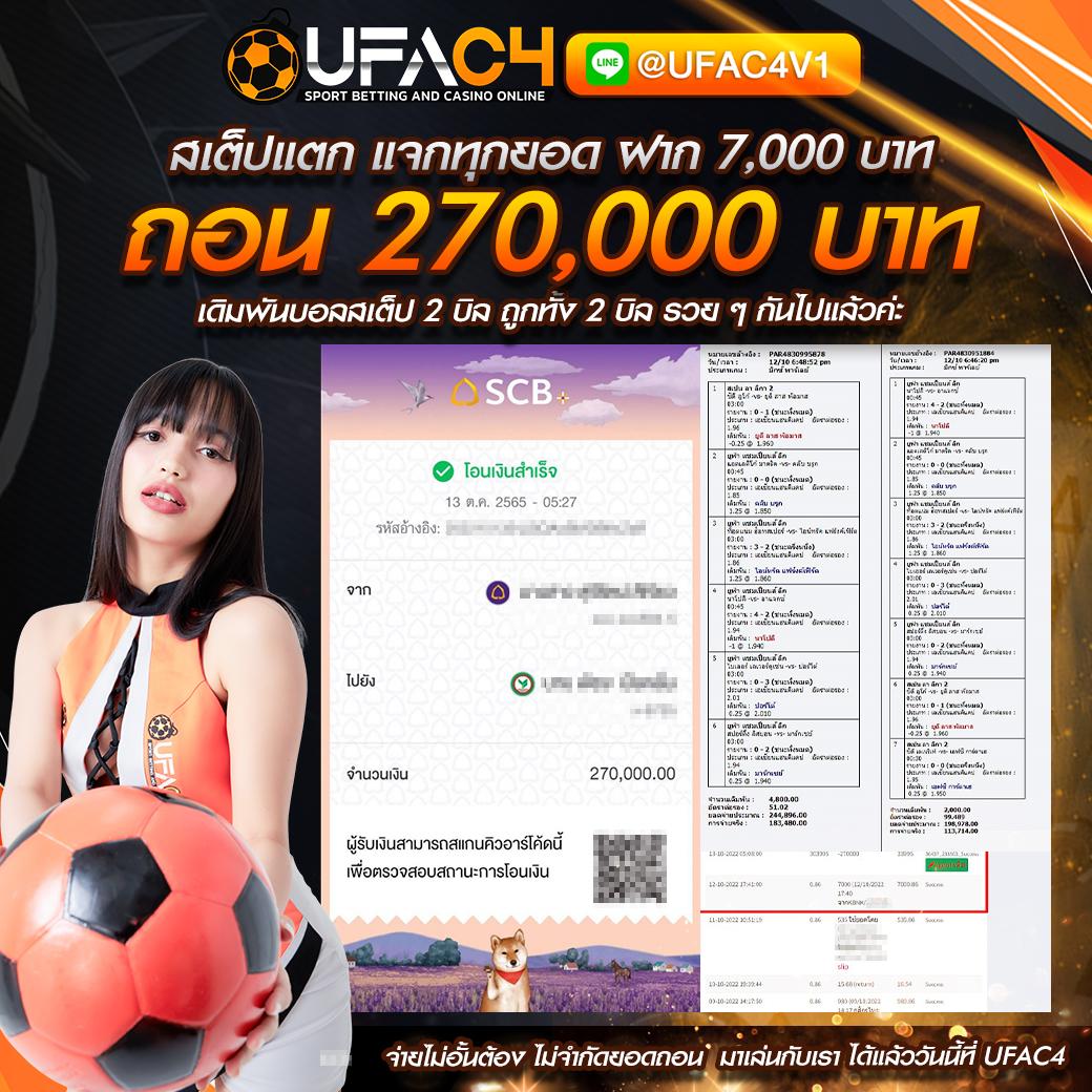 บ้านผลบอล เว็บตรงเดิมพันดีที่สุดในไทย พร้อมโปรโมชั่นจัดเต็ม